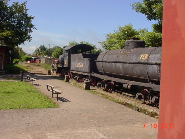 La vieja locomotora a vapor